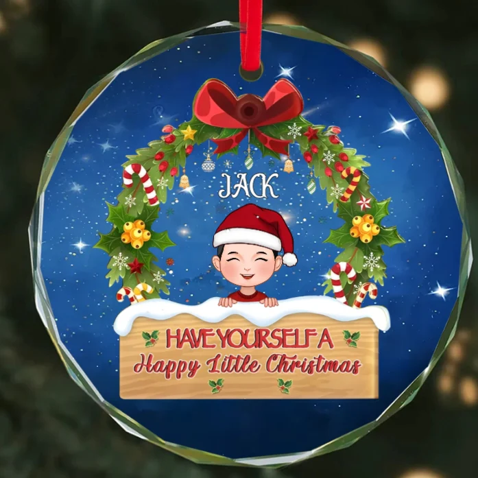 Have Yourself a Merry Christmas Personalized Ornament, Keychain, Plaque, Pillow, Sign - Custom Holiday Gift - Image 2