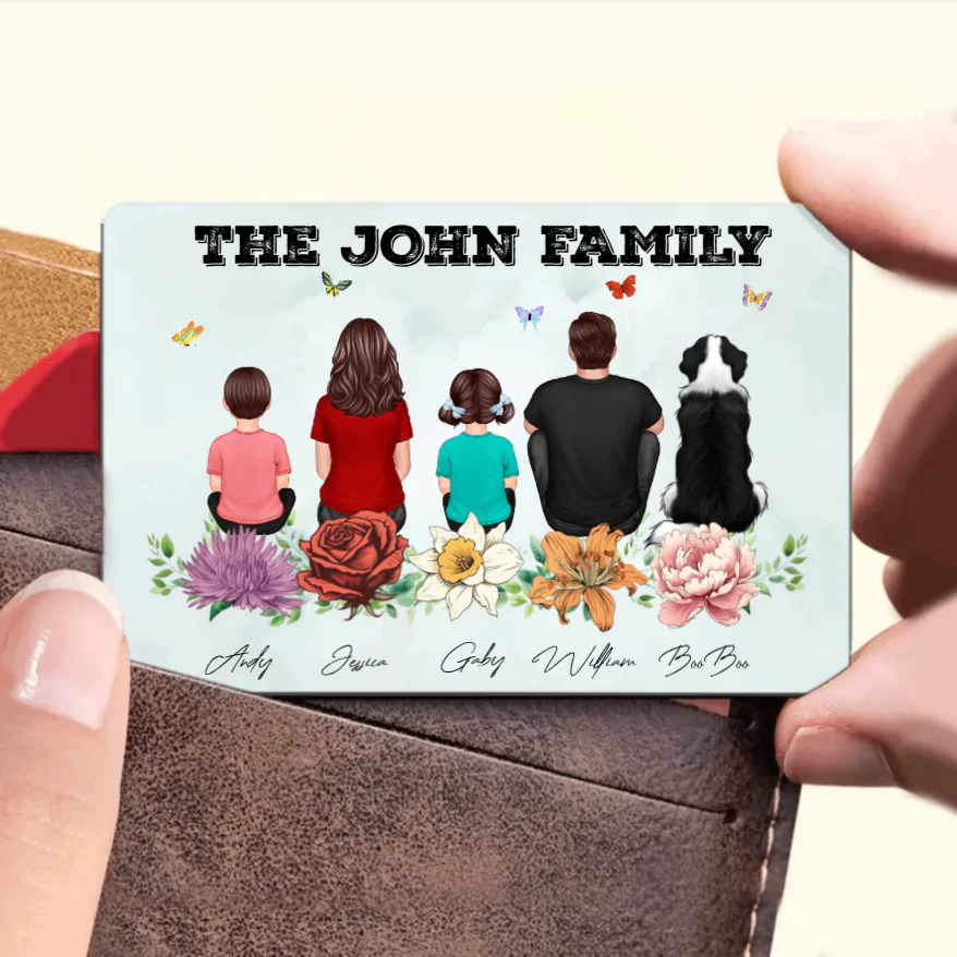 Family Floral Personalized Poster, Plaque, Keychain, Ornament, or Sign – Custom Gift for Cherished Family Memories - Image 7