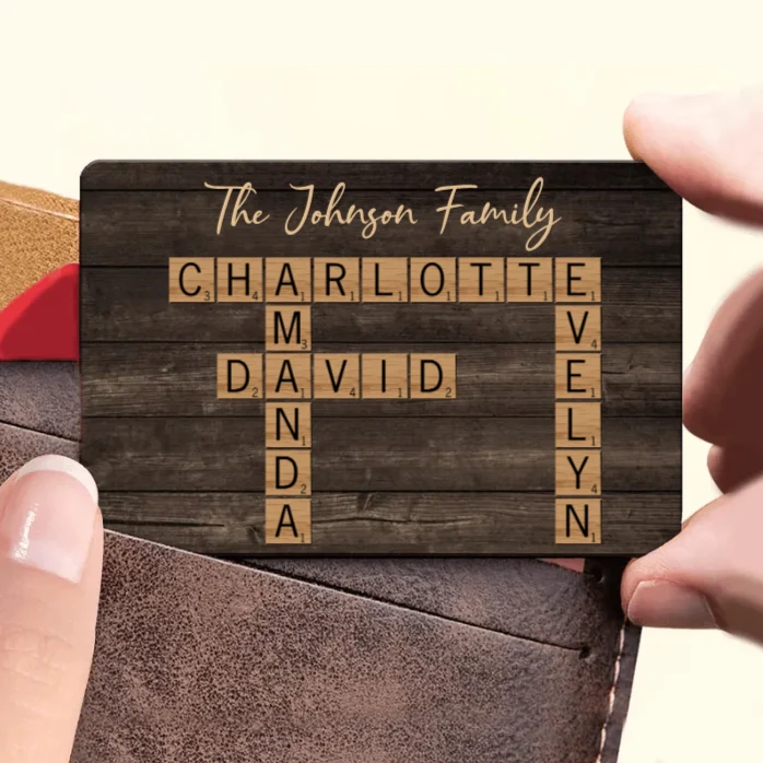 Personalized Family Name Scrabble Poster, Plaque, Keychain, Pillow, Sign - A Perfect Gift for Family - Image 7