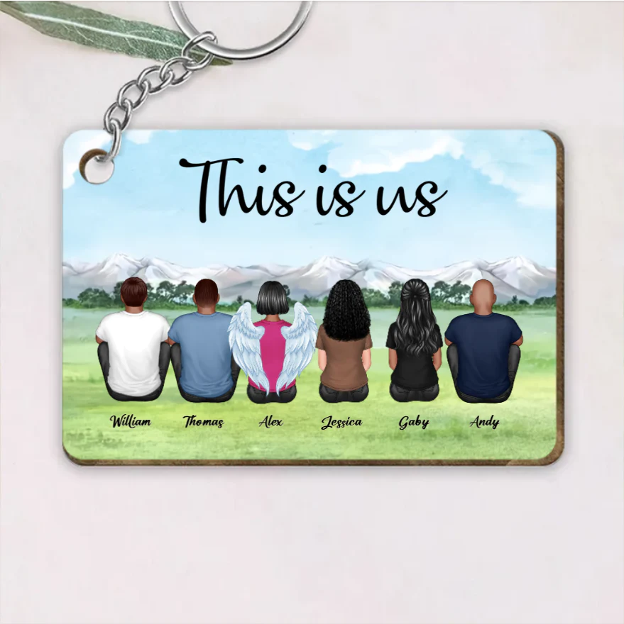Personalized Brothers & Sisters Forever Wallet Card, Keychain, Poster or Canvas, Plaque, Ornament- Perfect Gift for Siblings, Memorial Keepsake - Image 3