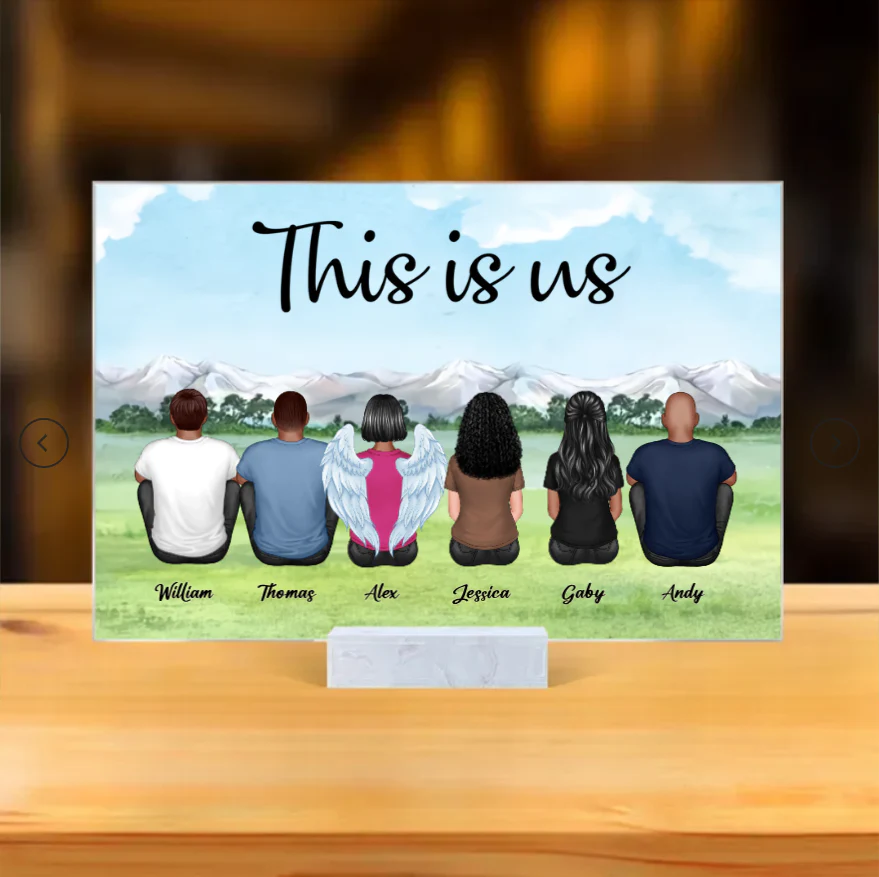 Personalized Brothers & Sisters Forever Wallet Card, Keychain, Poster or Canvas, Plaque, Ornament- Perfect Gift for Siblings, Memorial Keepsake - Image 5