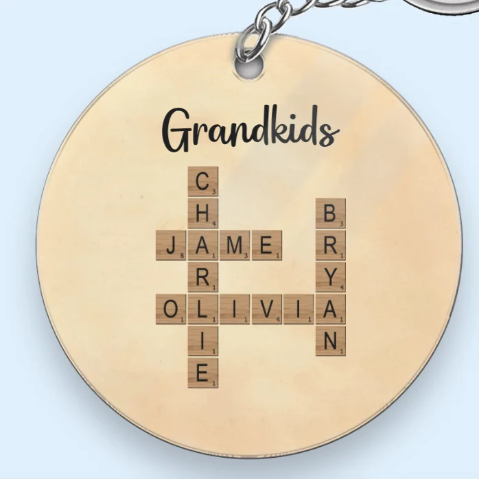 Personalized Grandkids Ornament - Custom Name Cross Plaque - Perfect Gift for Grandparents, Holiday Decor Keepsake - Image 5