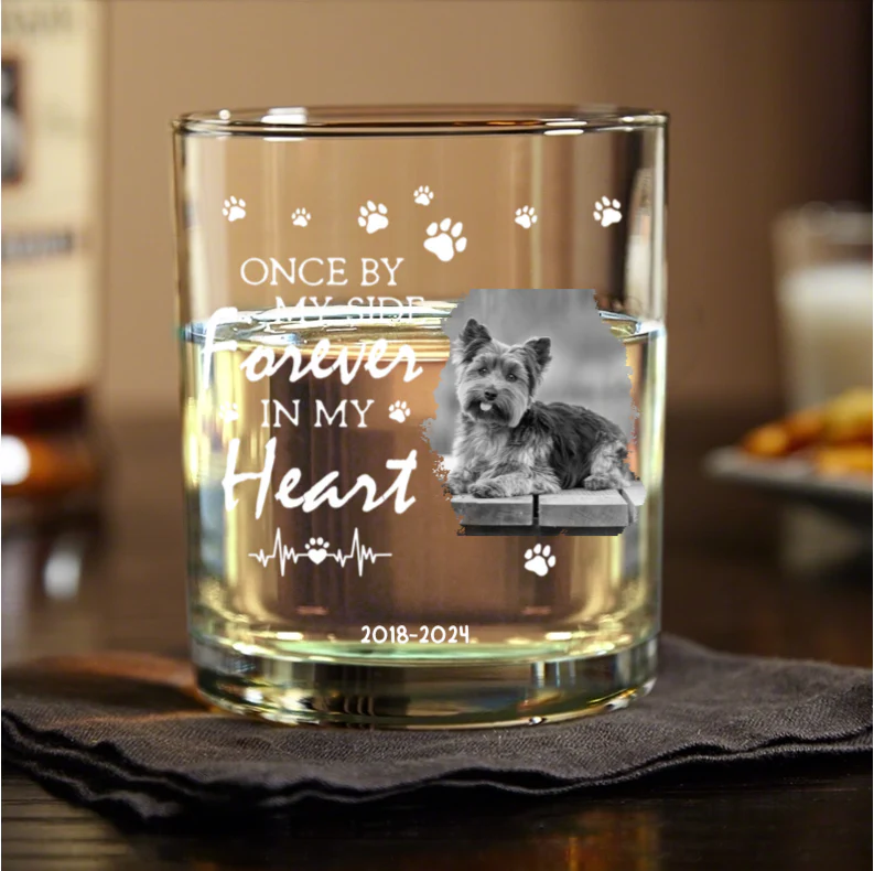 Personalized Pet Memorial Pottery Mug, "Forever in My Heart" Custom Keepsake with Photo and Name - Image 5