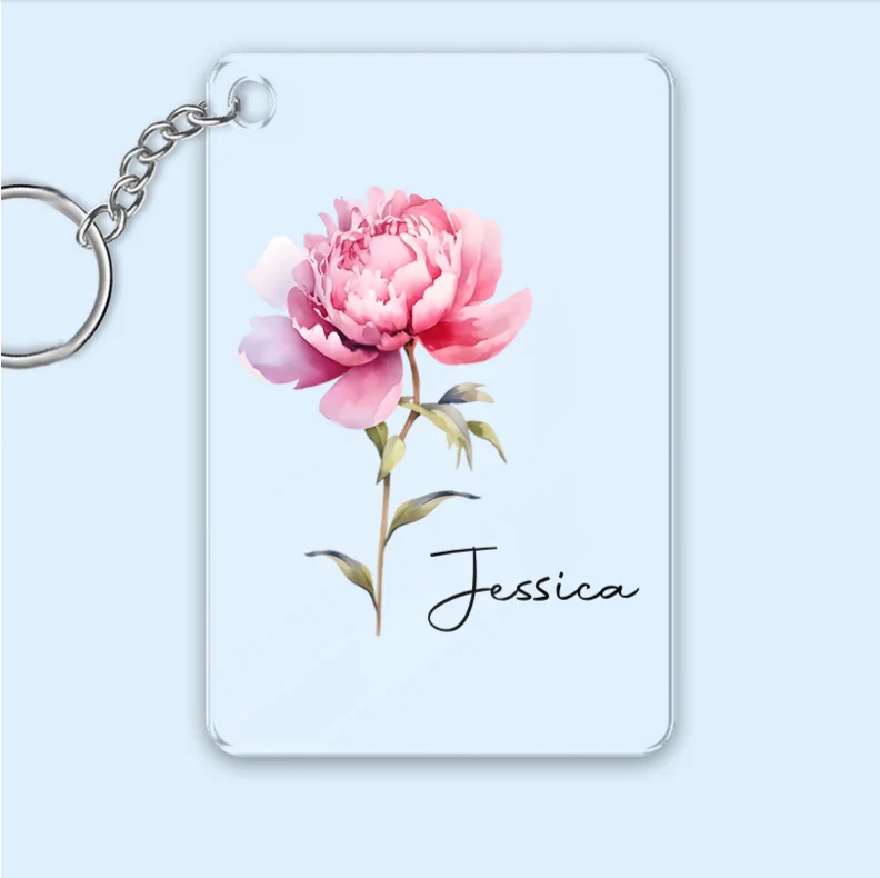 Personalized Floral Whiskey Glass, Custom Daisy Design with Name - Perfect Gift for Her - Image 9