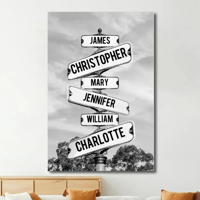 Personalized Street Sign Family Poster – A Unique Gift for Cherished Memories - Image 5