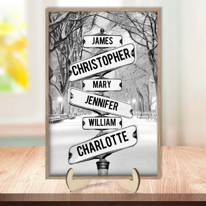 Personalized Street Sign Family Poster – A Unique Gift for Cherished Memories - Image 8