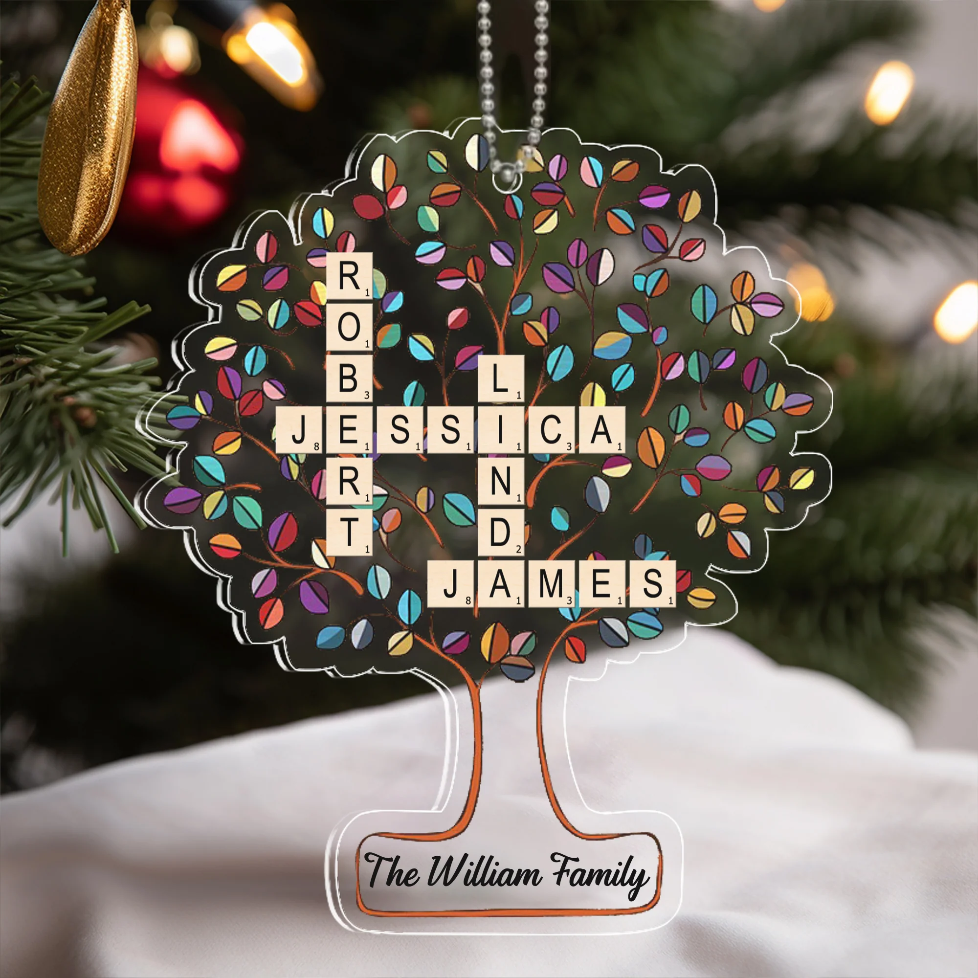 Personalized Family Tree Ornament - The Perfect Holiday Gift for Cherished Family Memories - Image 5