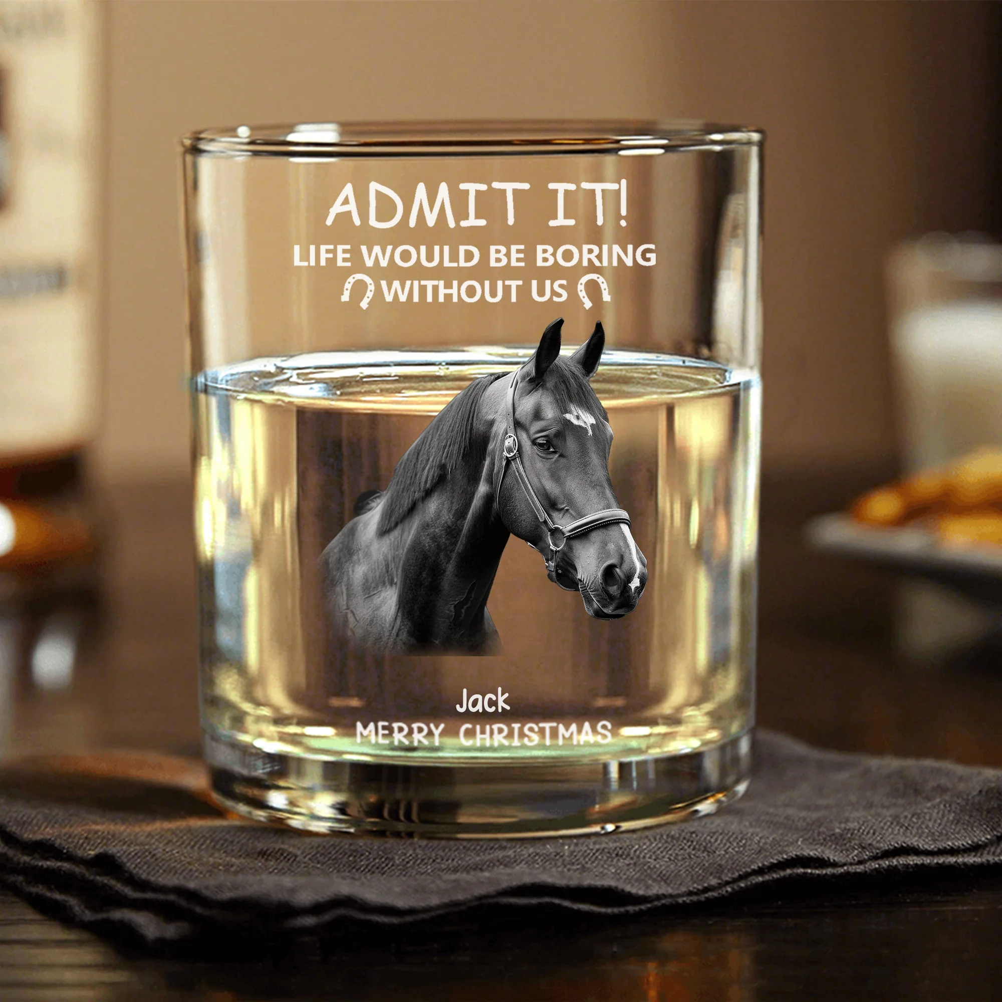 Custom Horse-Themed Mug & Whiskey Cup - The Perfect Holiday Gift - Image 5