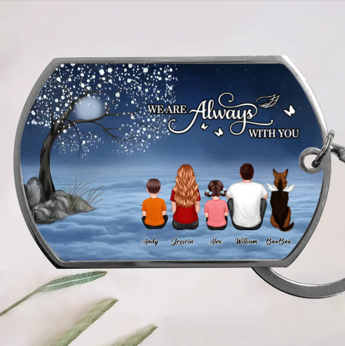 Butterfly I Am Always With You Memorial Personalized Keychain or Poster or Ornament or Plaque - Image 4