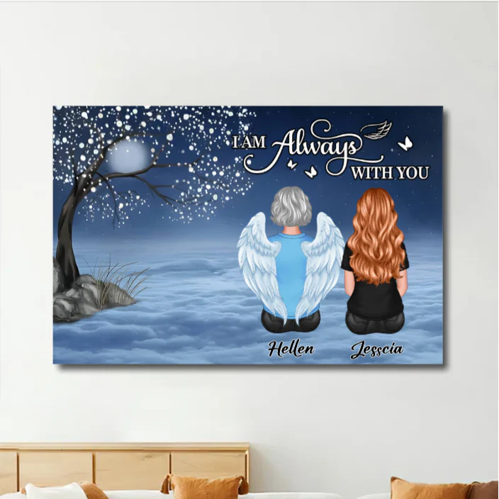 Butterfly I Am Always With You Memorial Personalized Keychain or Poster or Ornament or Plaque - Image 7