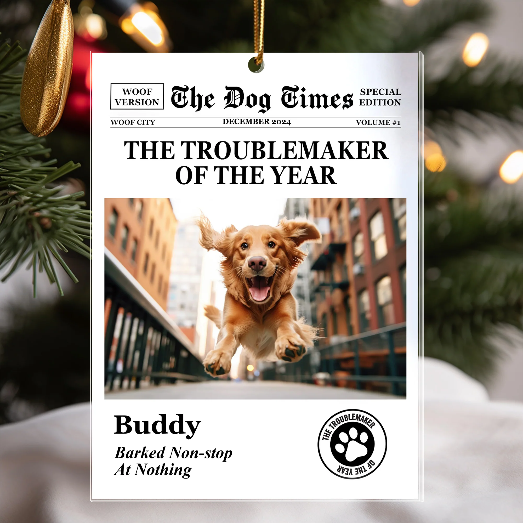 Personalized Pet Ornament – A Loving Tribute to Your Furry Friend - Image 3