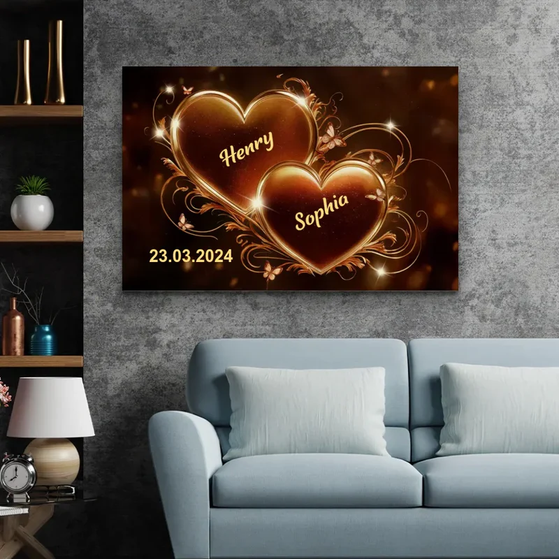 Personalized Poster - Custom Couple Art, The Perfect Gift for Him or Her, Celebrate Your Love with a Beautiful Portrait - Image 5