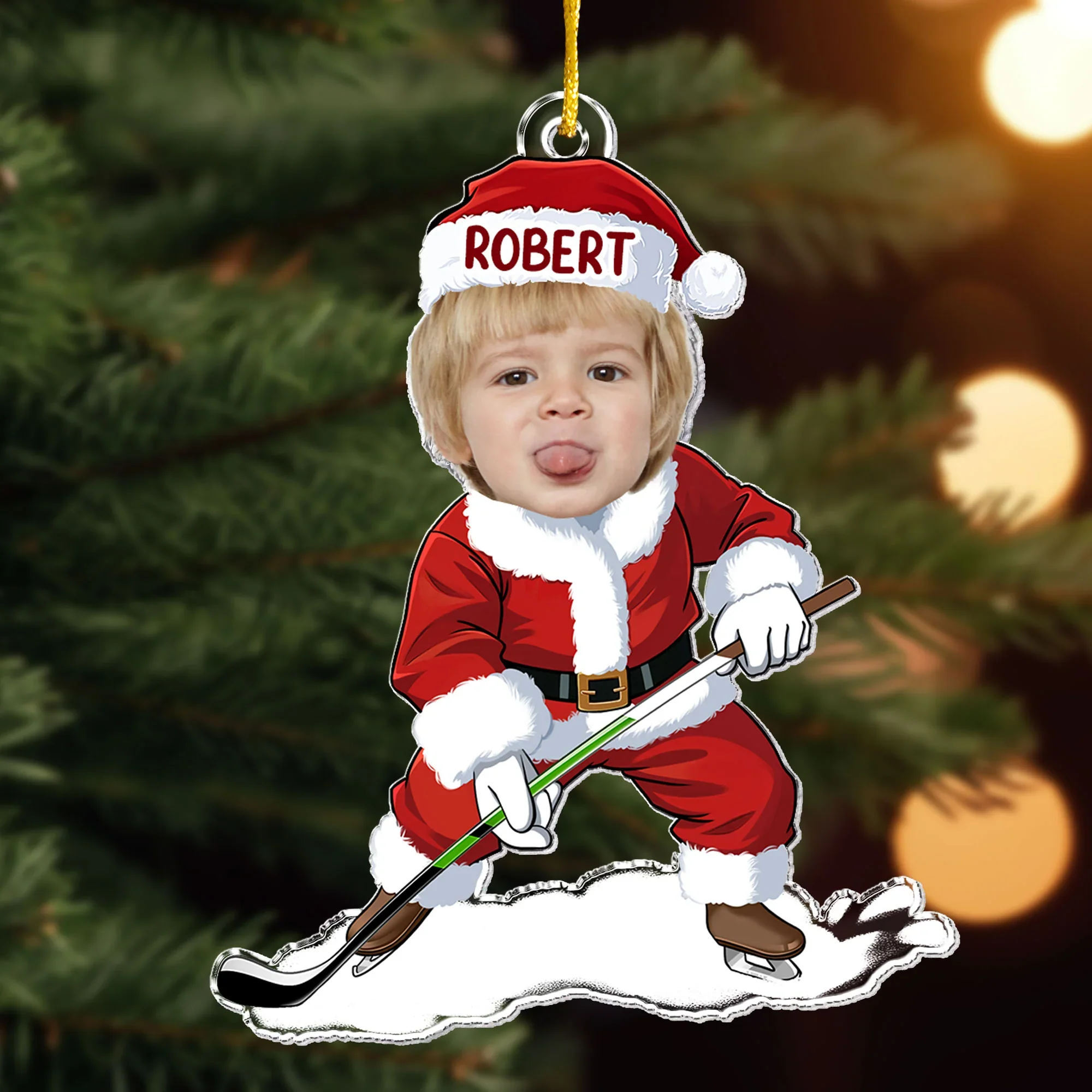 Funny Personalized Christmas Ornament – Perfect Gift for Quirky Kids and Grandkids, Celebrate Holiday Cheer - Image 6