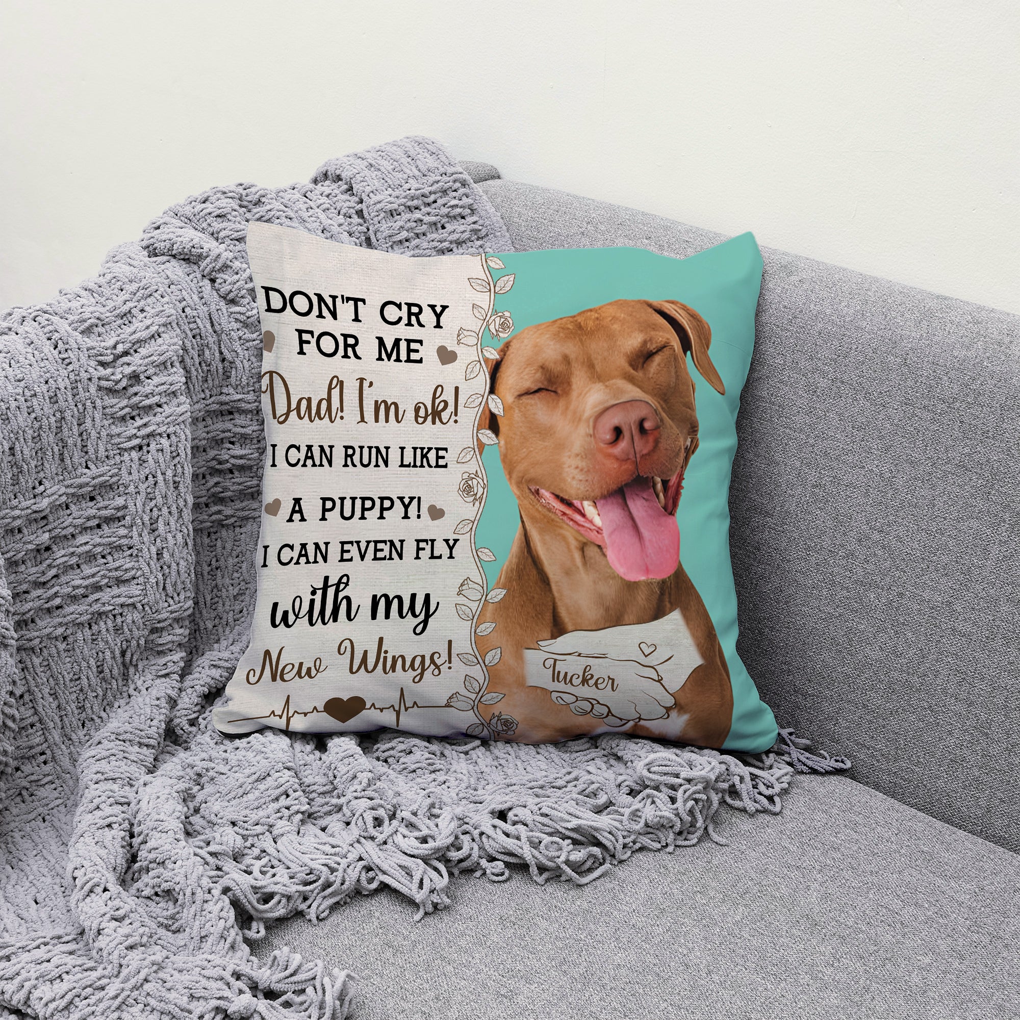 Personalized Christmas Pillow for Dog Lovers – Perfect Holiday Gift to Celebrate Your Furry Friend - Image 3