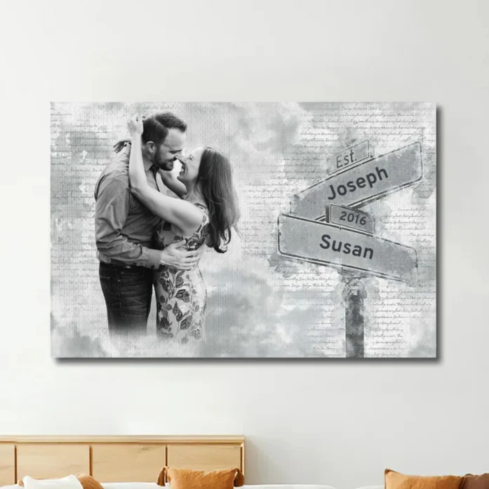 Custom Couple Poster - A Timeless Gift of Love - Image 4