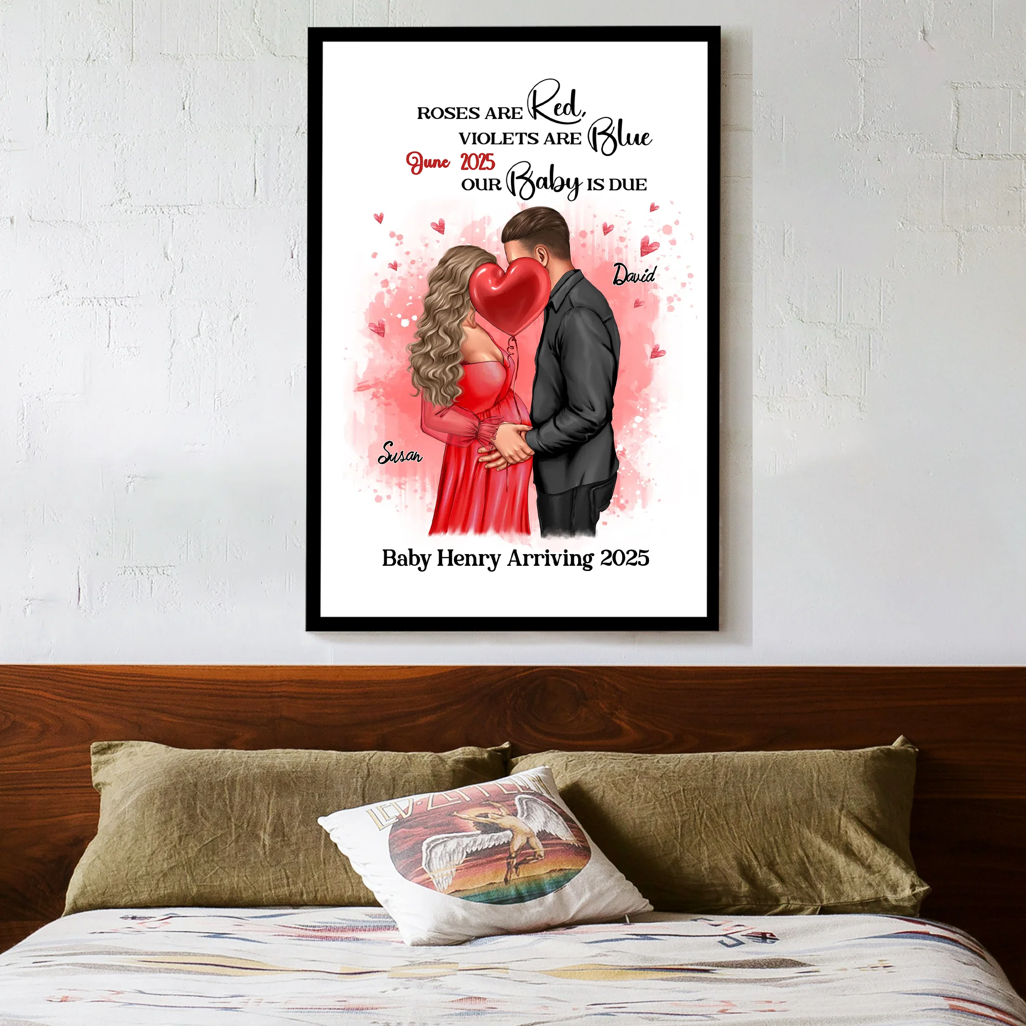 Custom Poster - A Heartfelt Gift for Expecting Couples, Perfectly Capturing the Beautiful Moments of Your Growing Family - Image 3