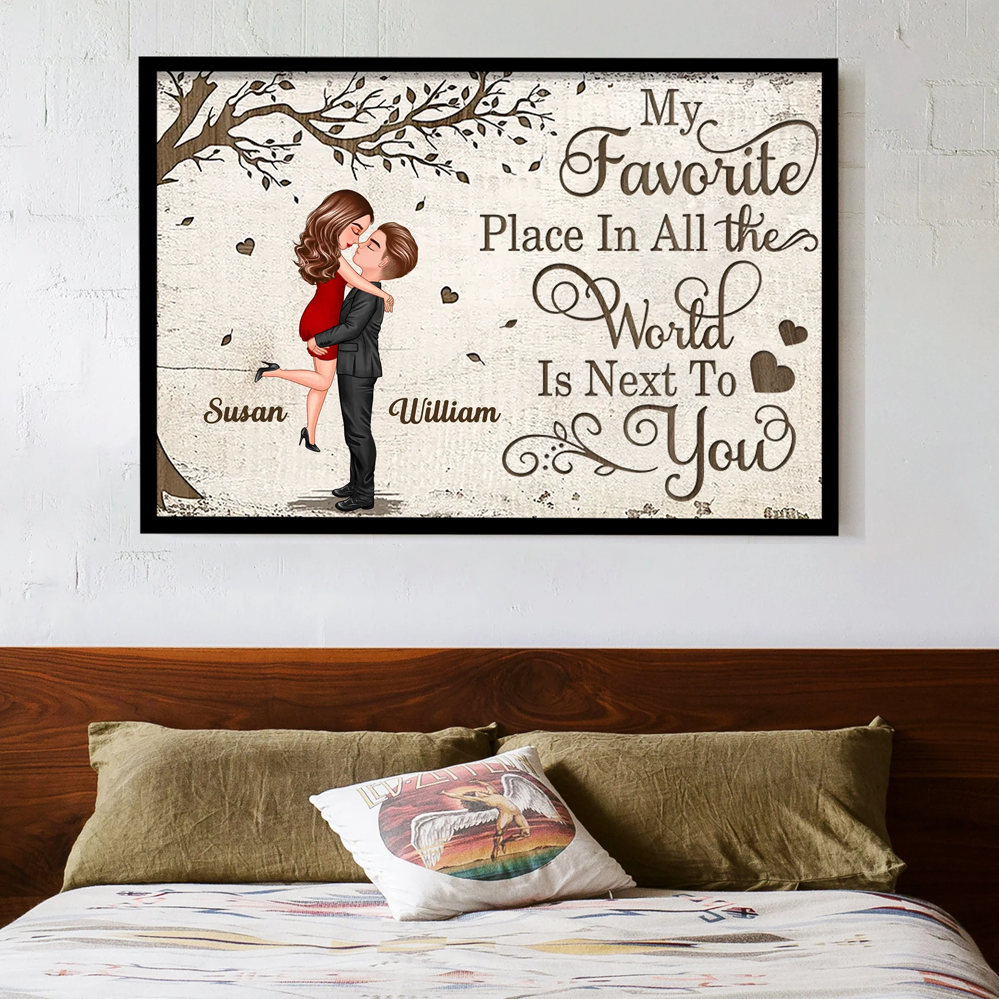 Personalized Couple Poster - Custom Love Memory Poster, Perfect Gift to Express Love & Cherish Memories, Ideal for Your Significant Other - Image 3