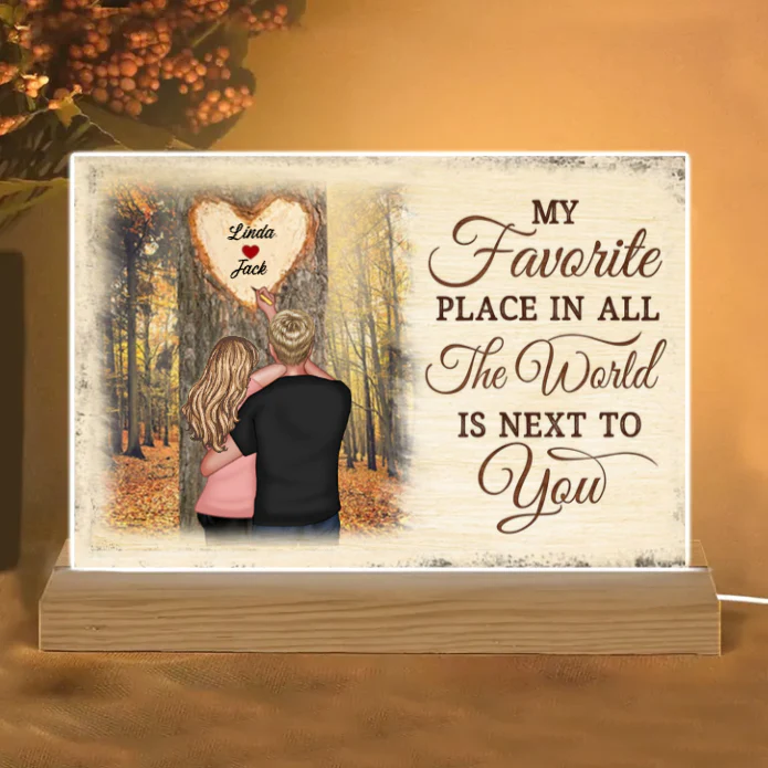 My World Is Complete With You - Romantic Personalized Couple Poster Gift for Him or Her - Image 7