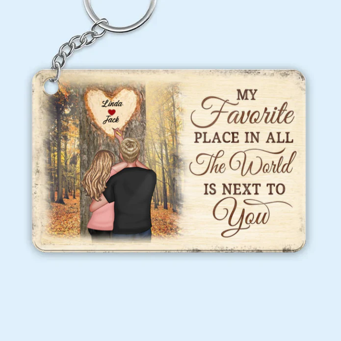 My World Is Complete With You - Romantic Personalized Couple Poster Gift for Him or Her - Image 8