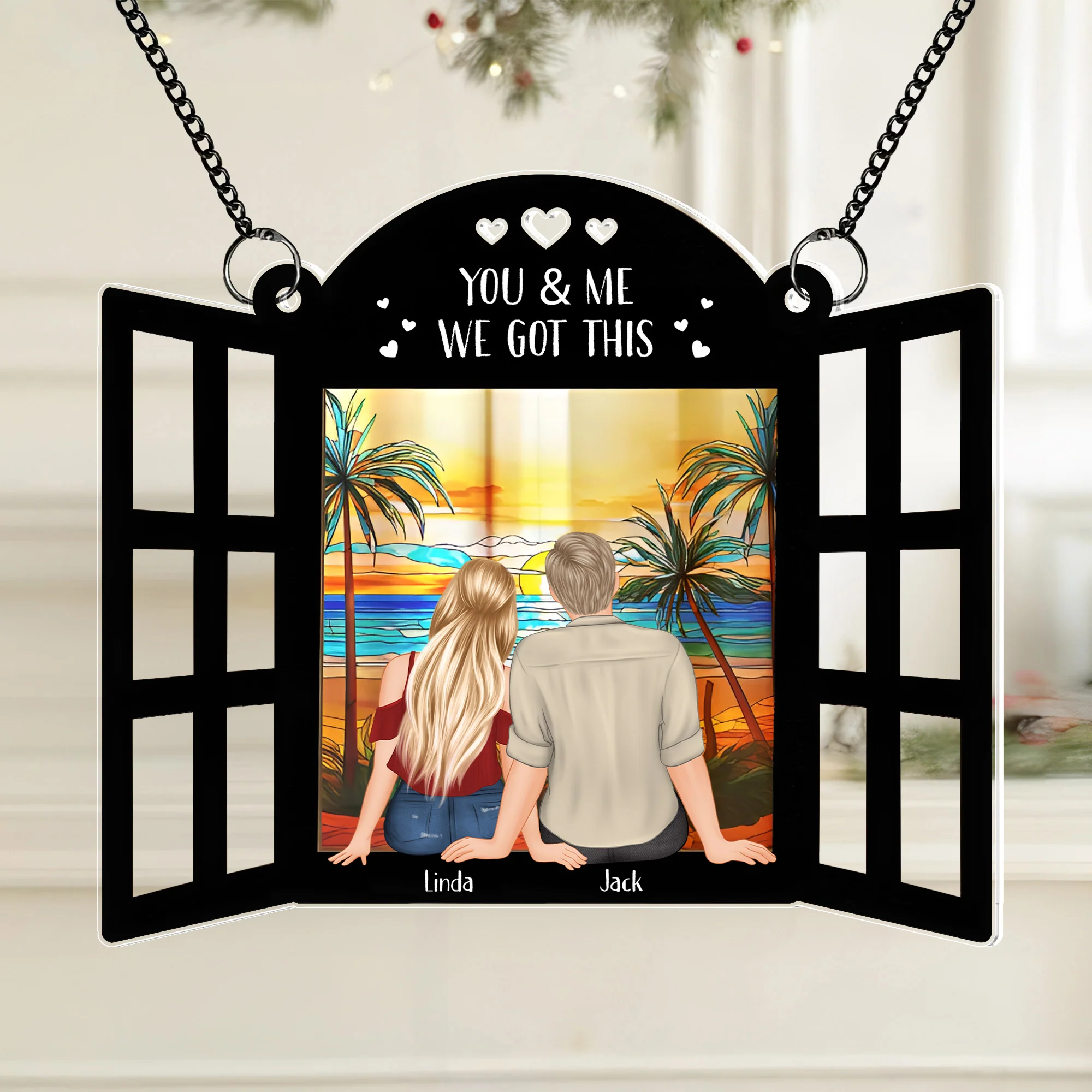 Starry Window Ornament - A Personalized Gift to Celebrate Eternal Love - Image 3