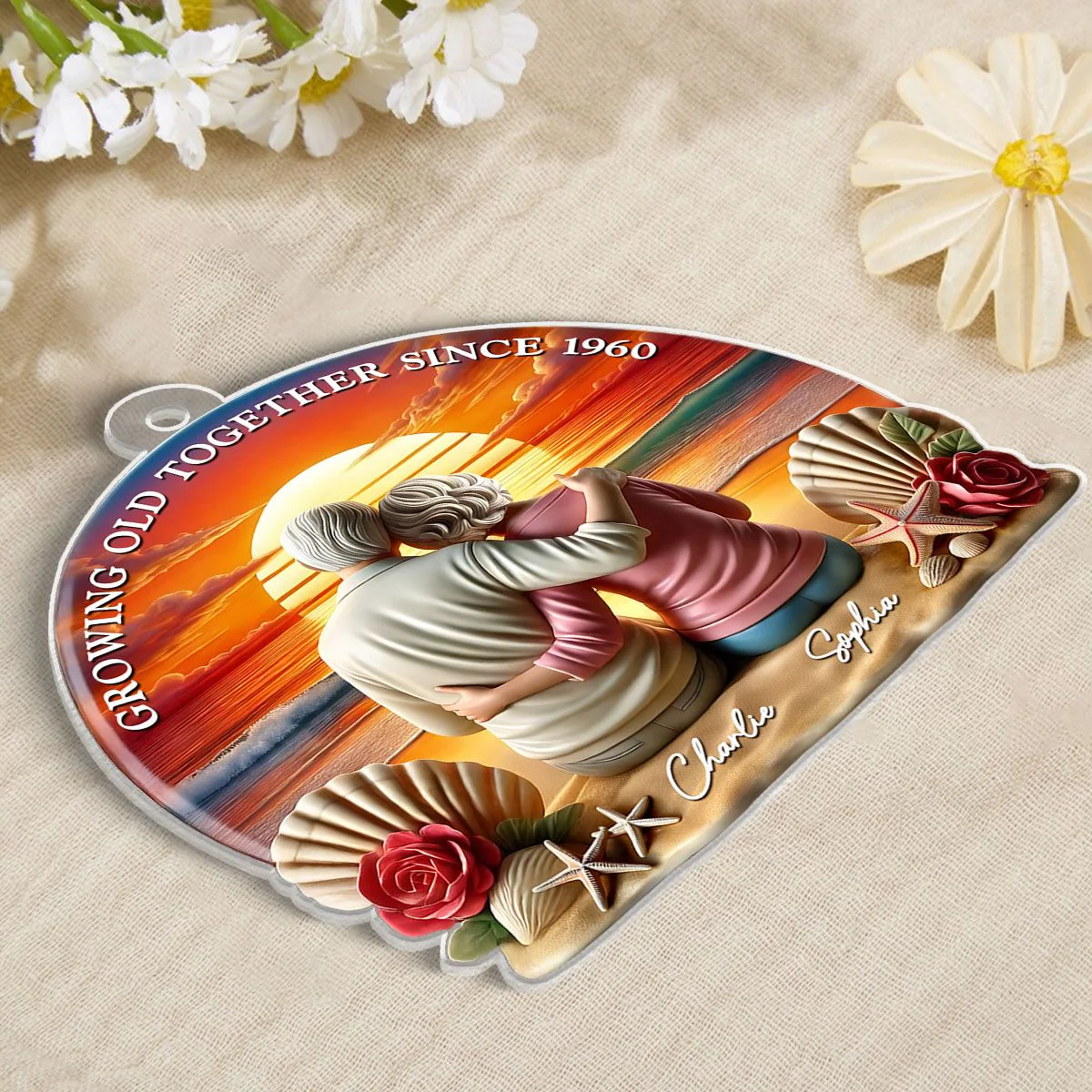 Custom Ornament for Senior Couples - A Heartwarming Gift of Love - Image 8
