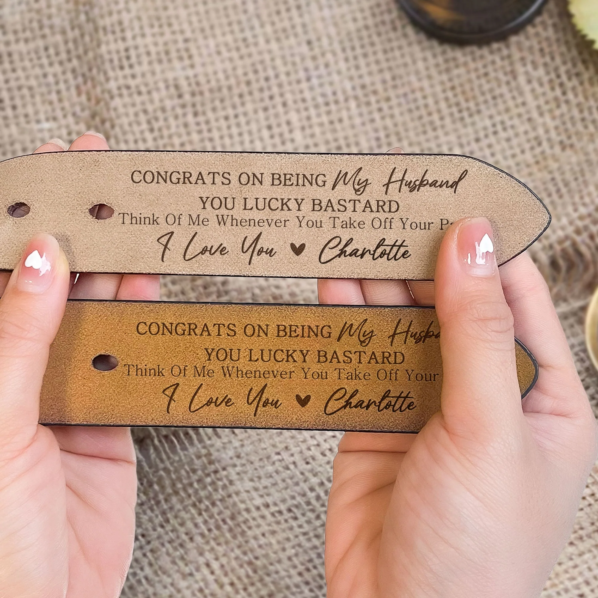 ''Congrats on Being My Husband''——Romantic Anniversary Gift for Husband with Personalized Message - Image 6