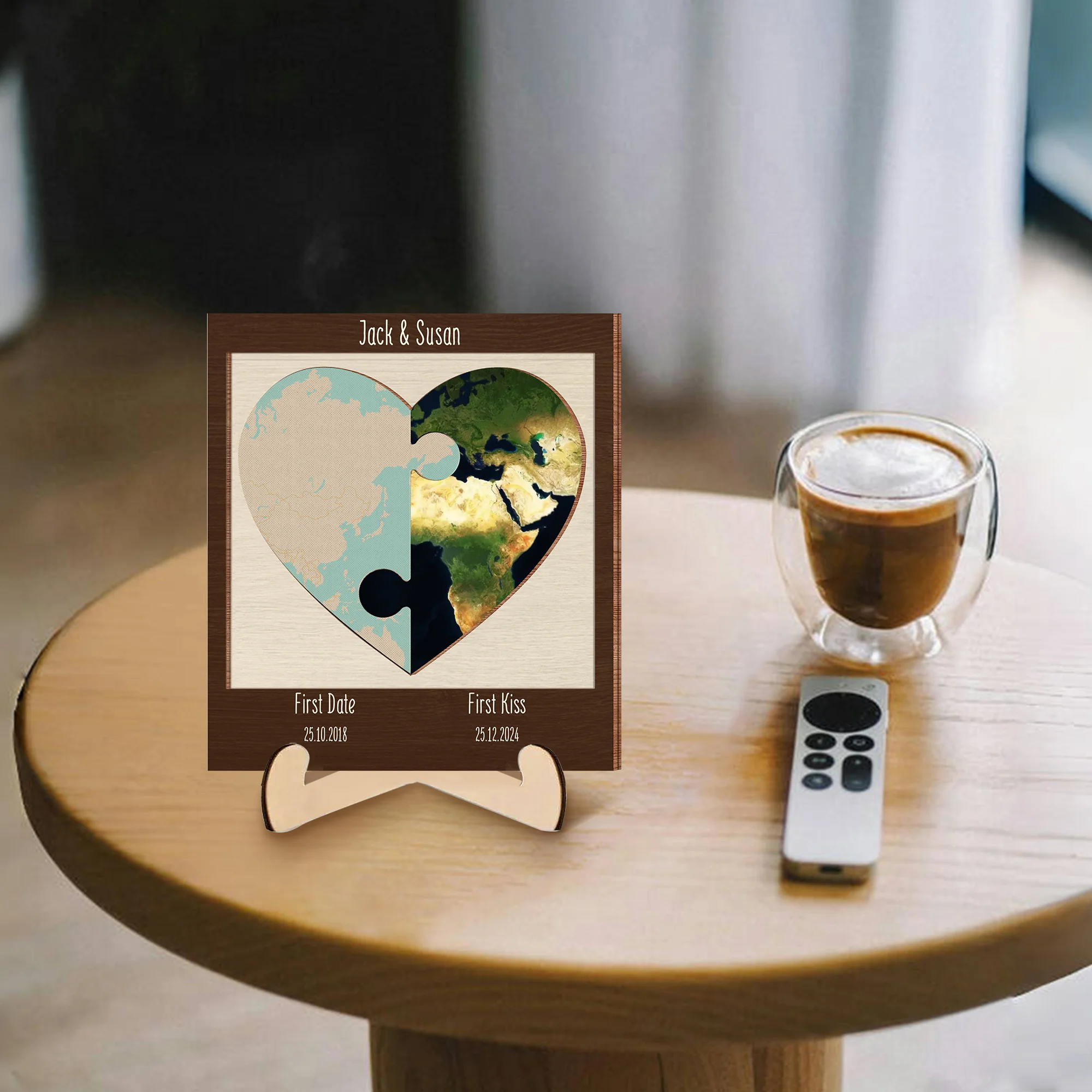 Customized Love Story Plaque - Highlight Your Important Dates and Places - Image 3