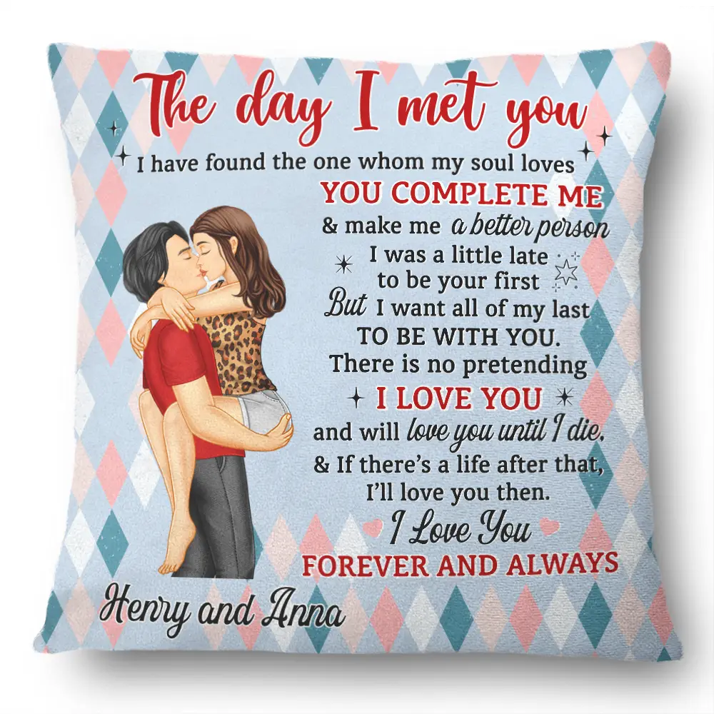 Custom Couple Pillow – Celebrate Your Love Story with a Unique Gift - Image 5