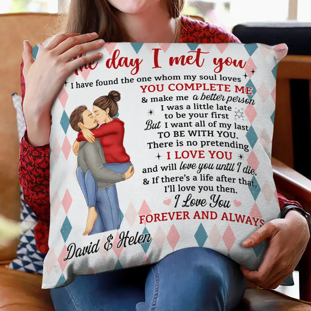 Custom Couple Pillow – Celebrate Your Love Story with a Unique Gift - Image 6
