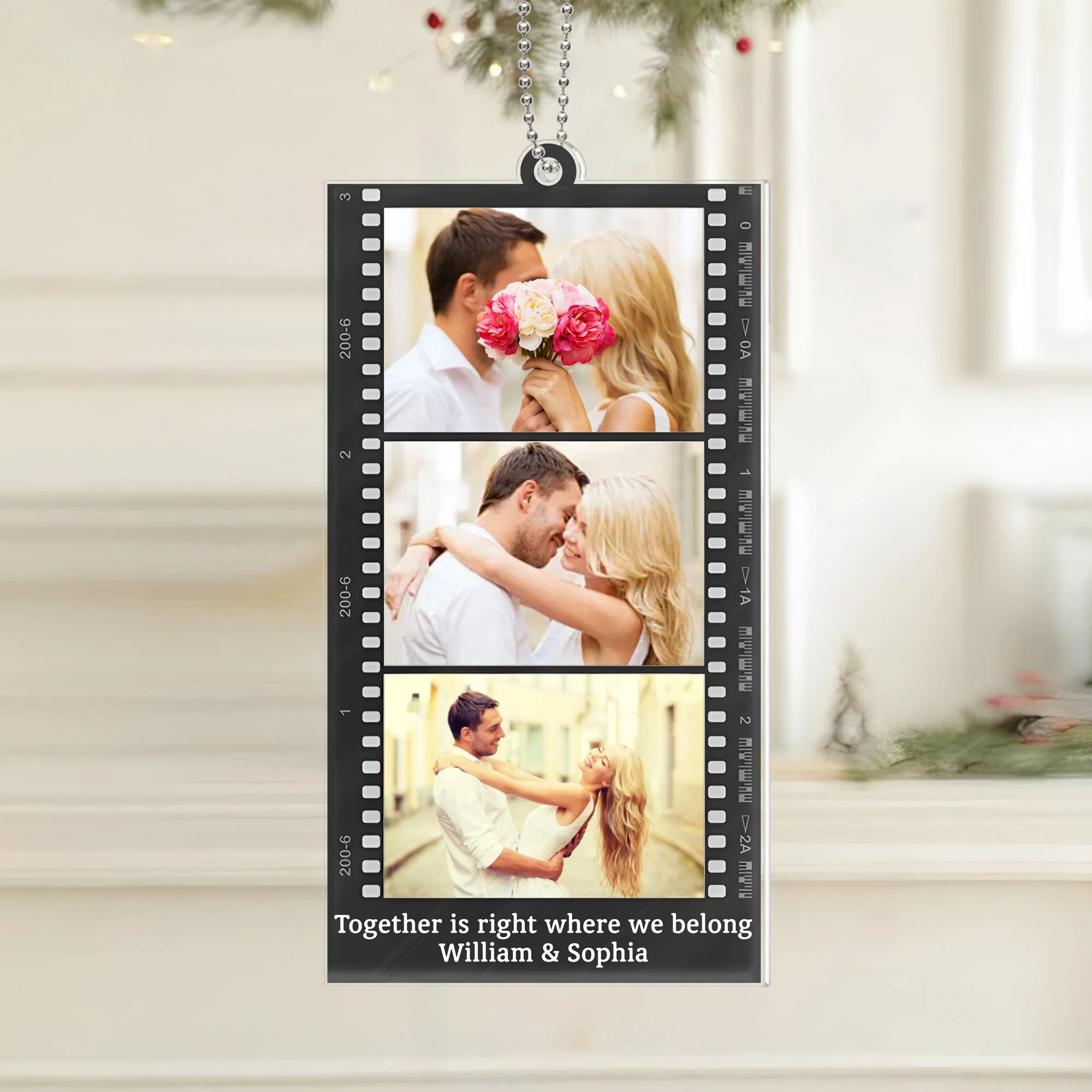 Forever Love Car Hanger - Capture Moments of Love, Perfect Gift for Couples - Image 3