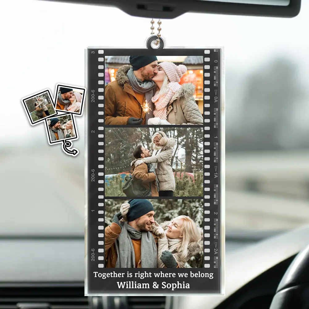 Forever Love Car Hanger - Capture Moments of Love, Perfect Gift for Couples - Image 4