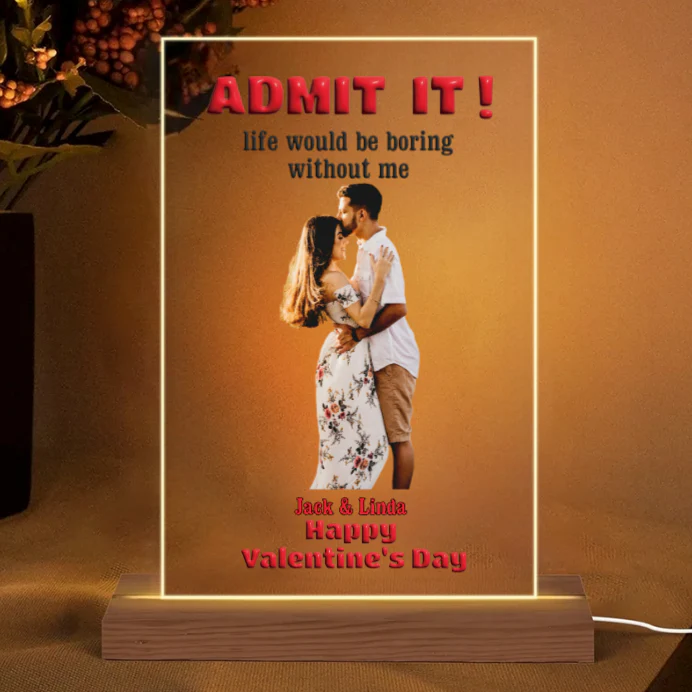 Personalized Valentine’s Day Glass Cup – Romantic Gift for Couples - Image 7