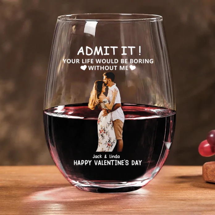 Personalized Whiskey Glass - Romantic Valentine’s Day Keepsake - Image 10