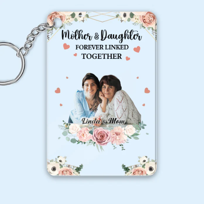 The Love Between Mother and Daughter Is Forever - Personalized Acrylic Plaque - Image 6