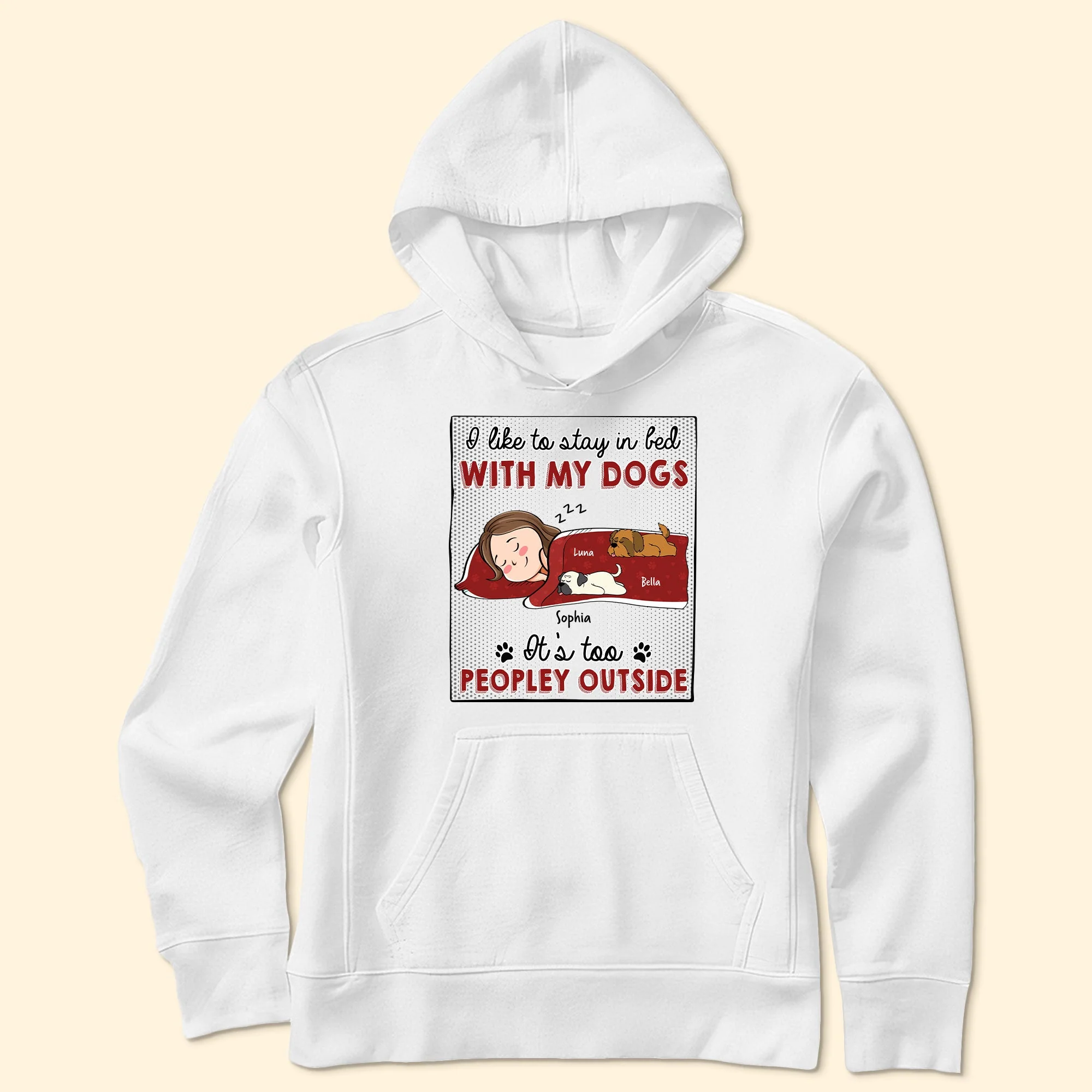 Pet-Themed Personalized Tee – Cozy Design for Valentine's, Mother's Day, and More - Image 7