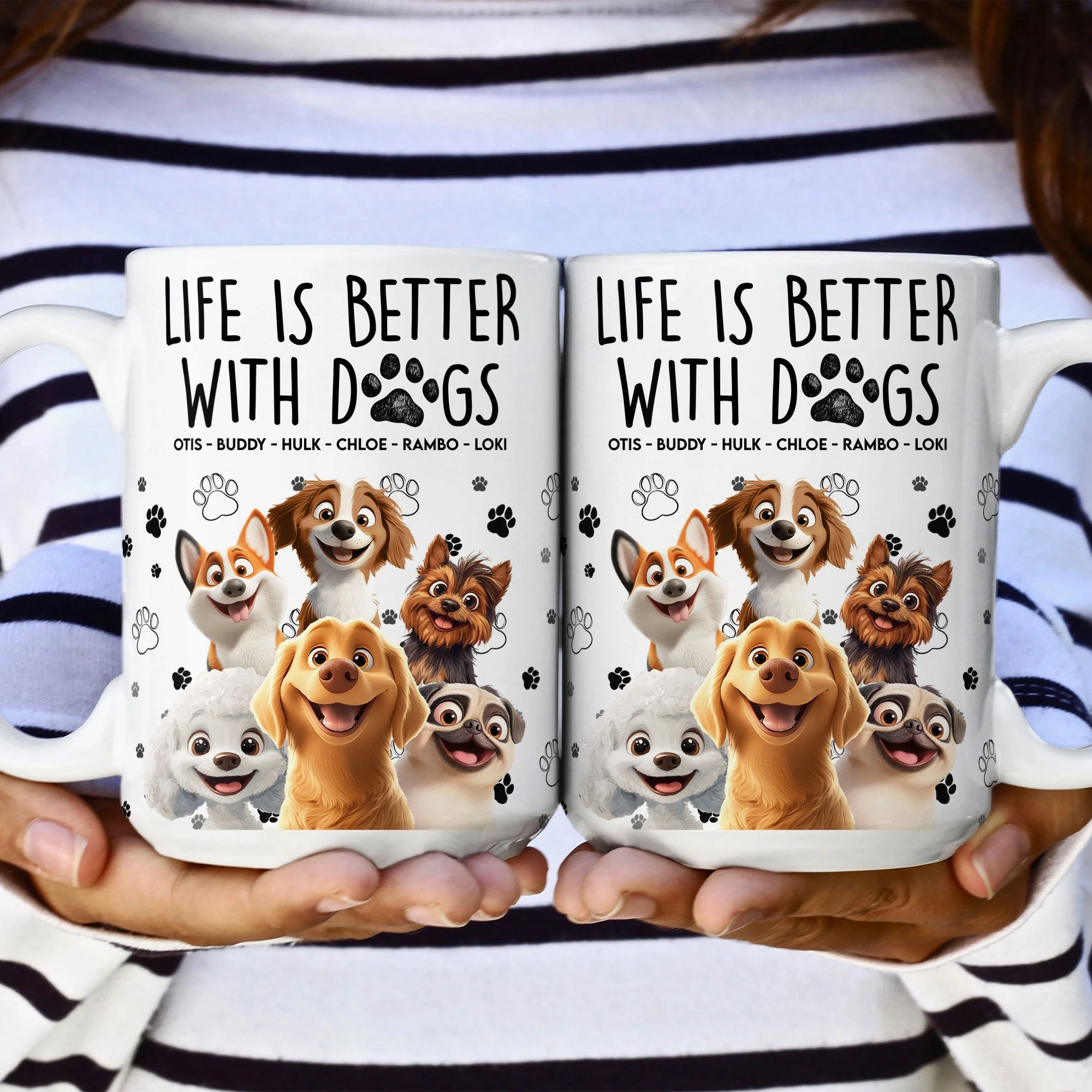 Adorable Dog-Themed Ceramic Mug, Adding Warmth and Joy to Your Day - Image 10