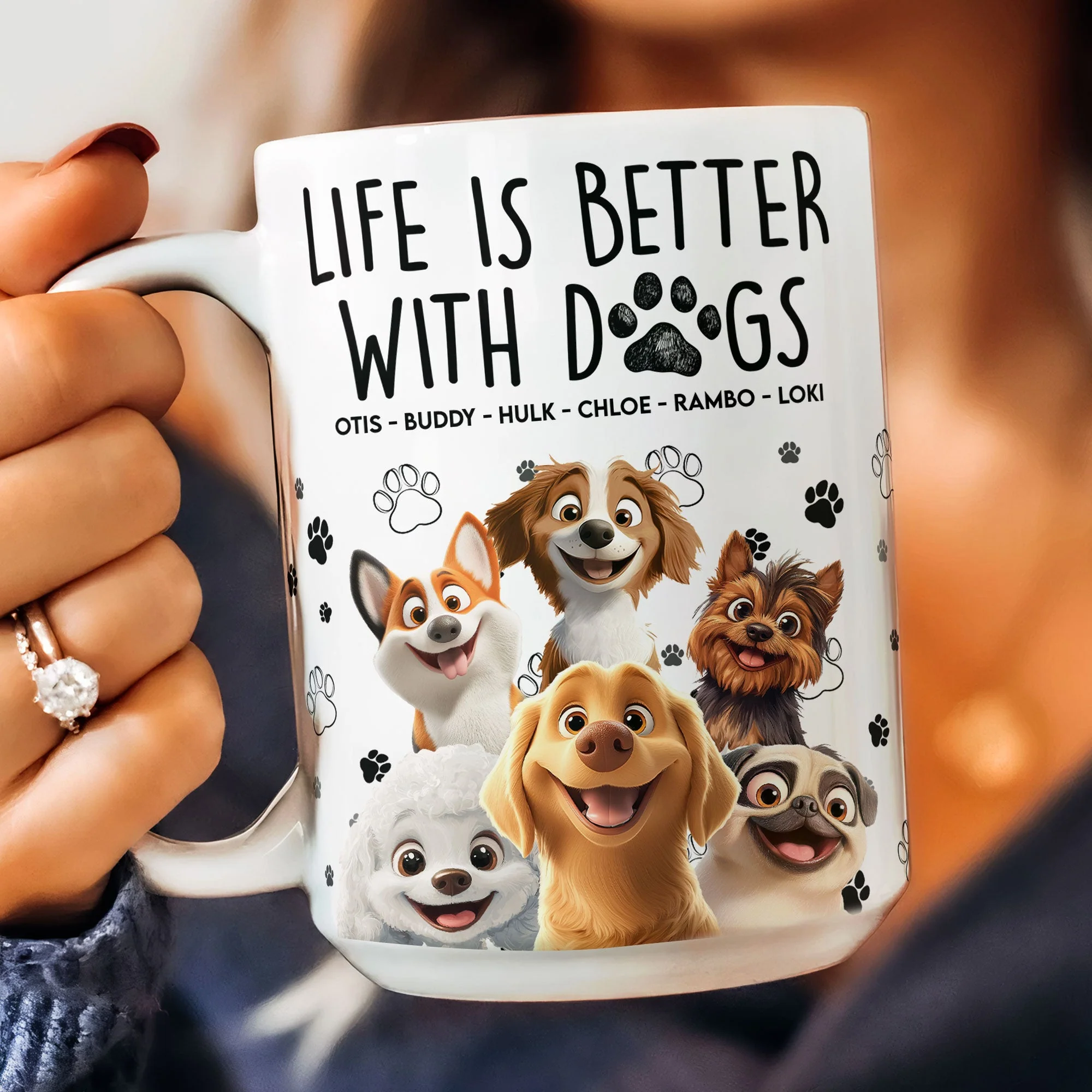 Adorable Dog-Themed Ceramic Mug, Adding Warmth and Joy to Your Day - Image 11