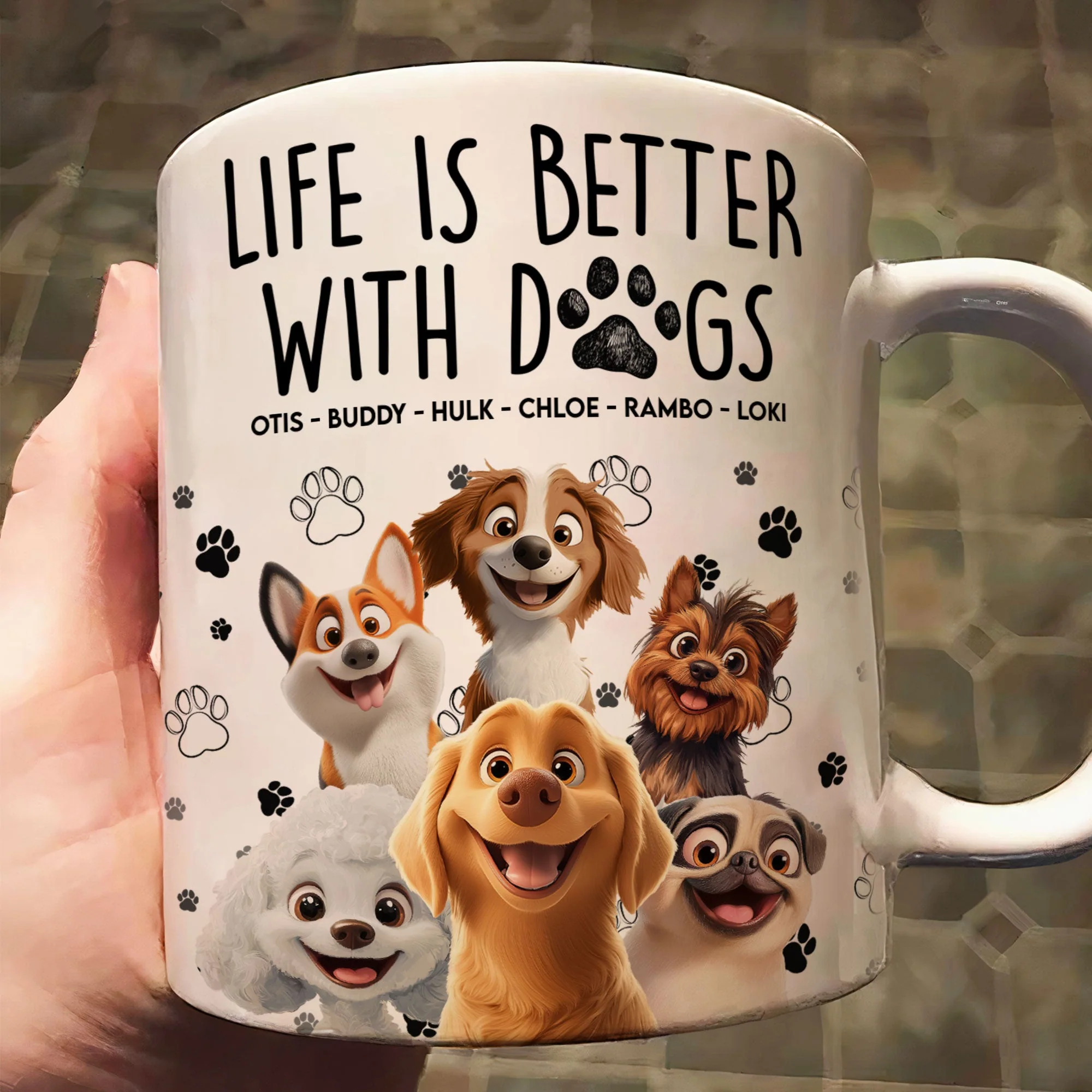 Adorable Dog-Themed Ceramic Mug, Adding Warmth and Joy to Your Day - Image 4