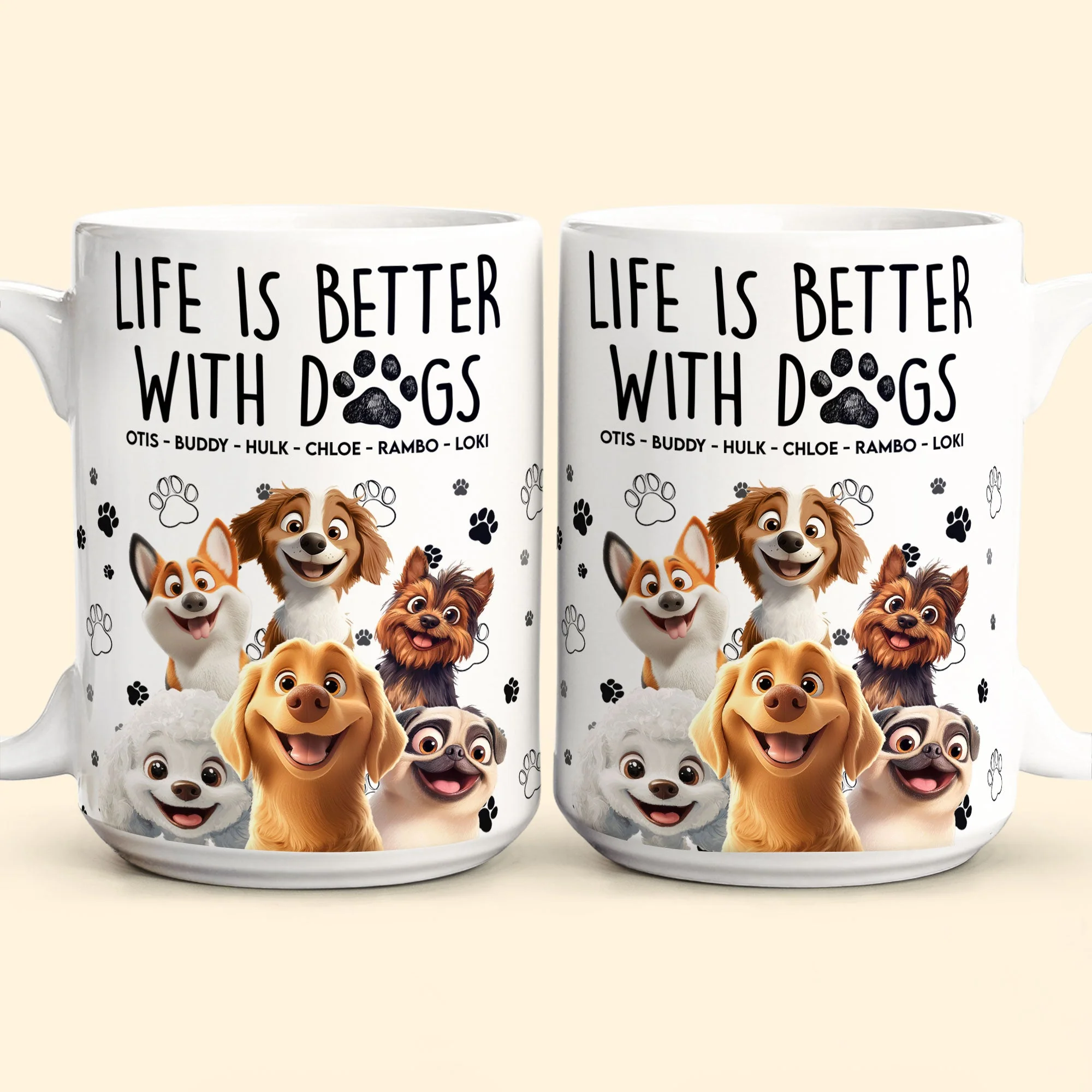 Adorable Dog-Themed Ceramic Mug, Adding Warmth and Joy to Your Day - Image 9