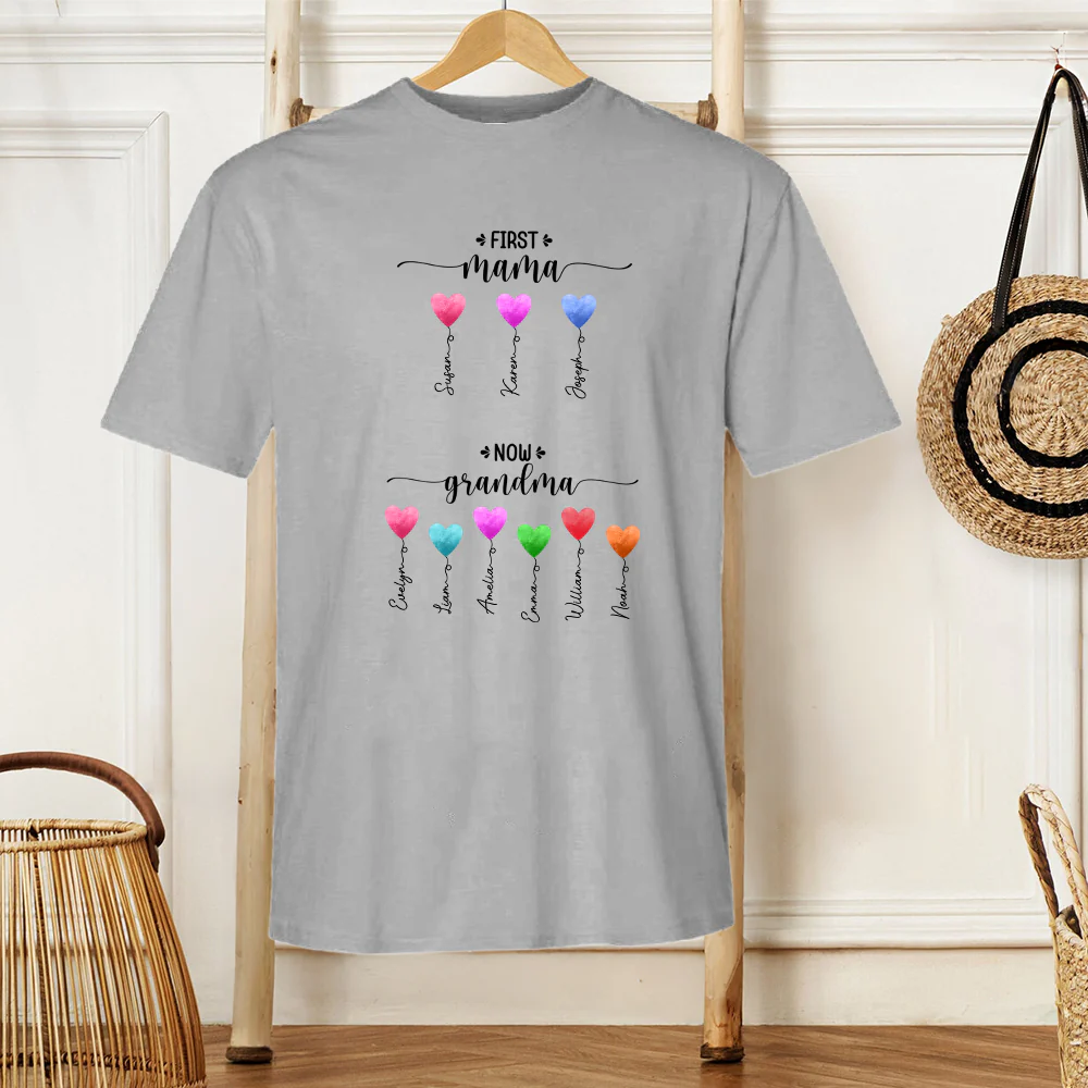 Creative Mother’s Day Gift – Customizable Family Names Classic Tee - Image 3