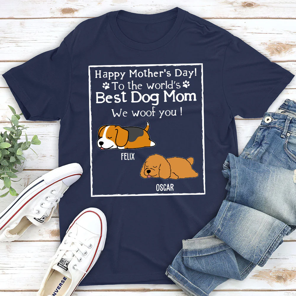 Dog Mom Classic Tee – Customizable Dog-Themed Shirt for Pet Lovers - Image 5