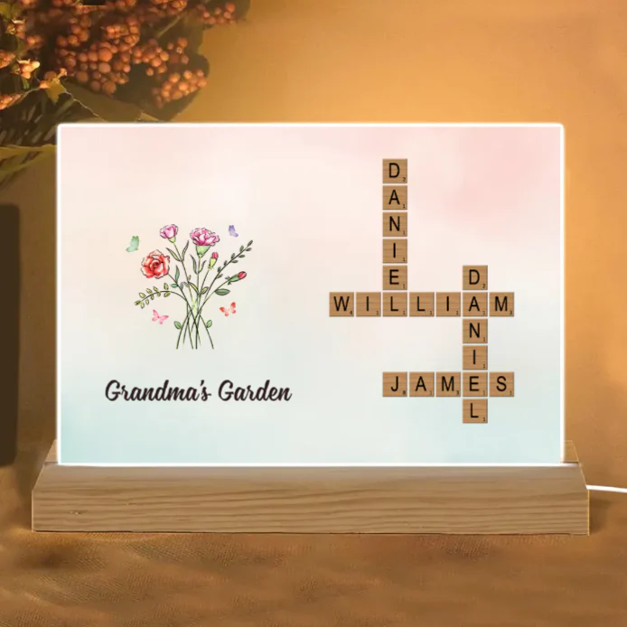 Personalized Family Garden Poster – Custom Flowers and Names Design, Unique Mother's Day or Valentine's Gift, Heartwarming Home Decor - Image 9