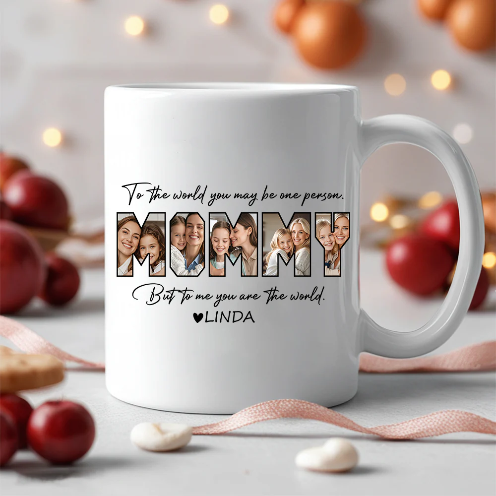 Customized Mother's Day Photo Mug – Personalized Ceramic Cup - Image 2