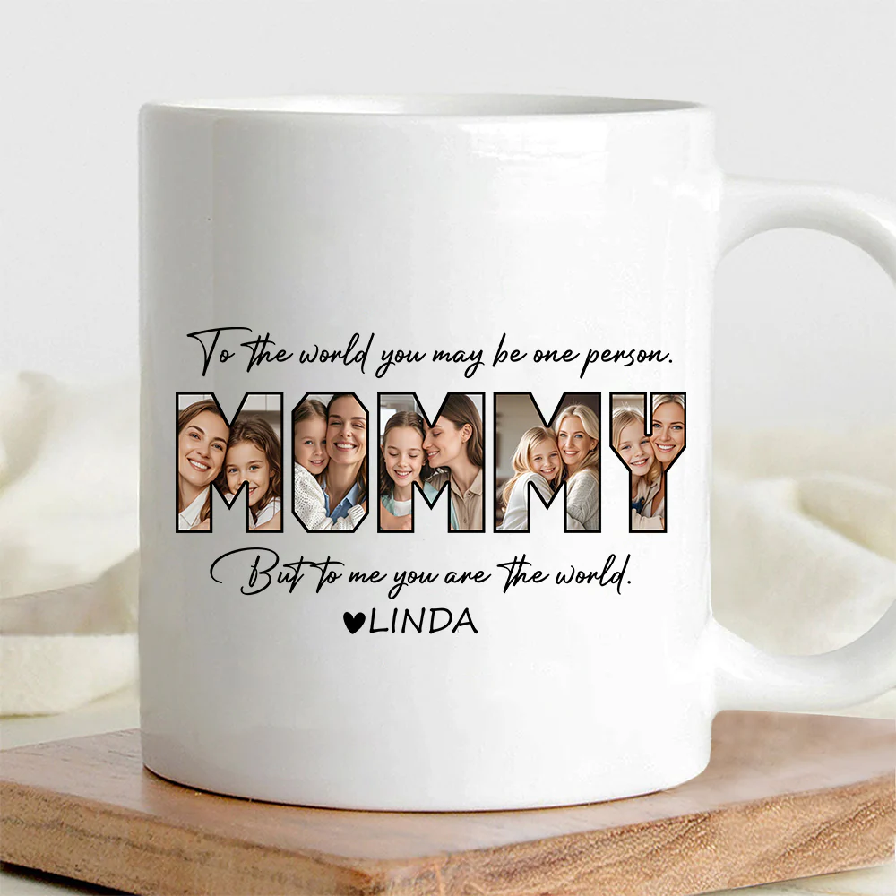 Customized Mother's Day Photo Mug – Personalized Ceramic Cup - Image 3