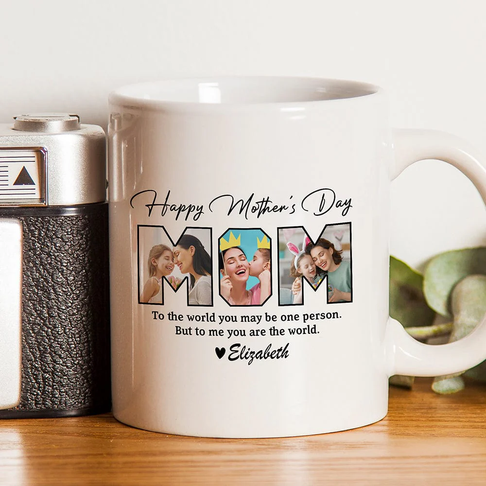 Customized Mother's Day Photo Mug – Personalized Ceramic Cup - Image 6