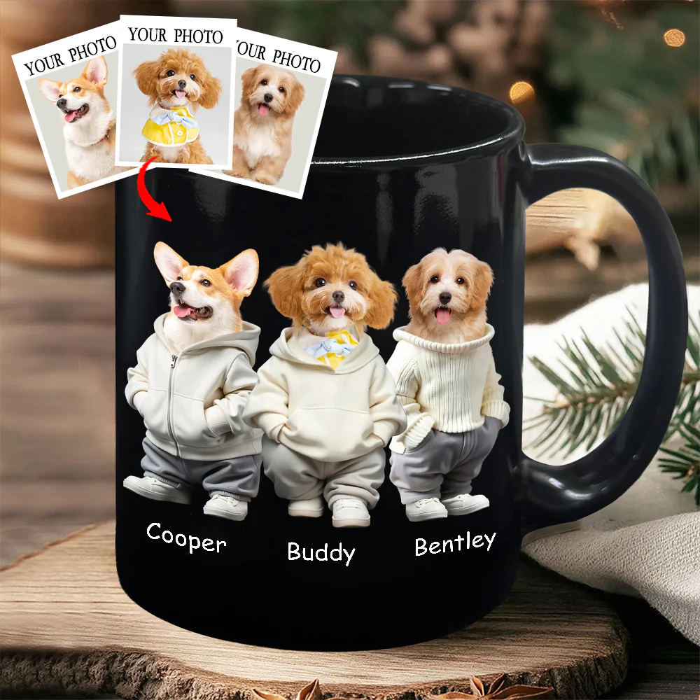 Custom Pet Portrait Mug – Personalized Fur Baby Gift Cup - Image 2