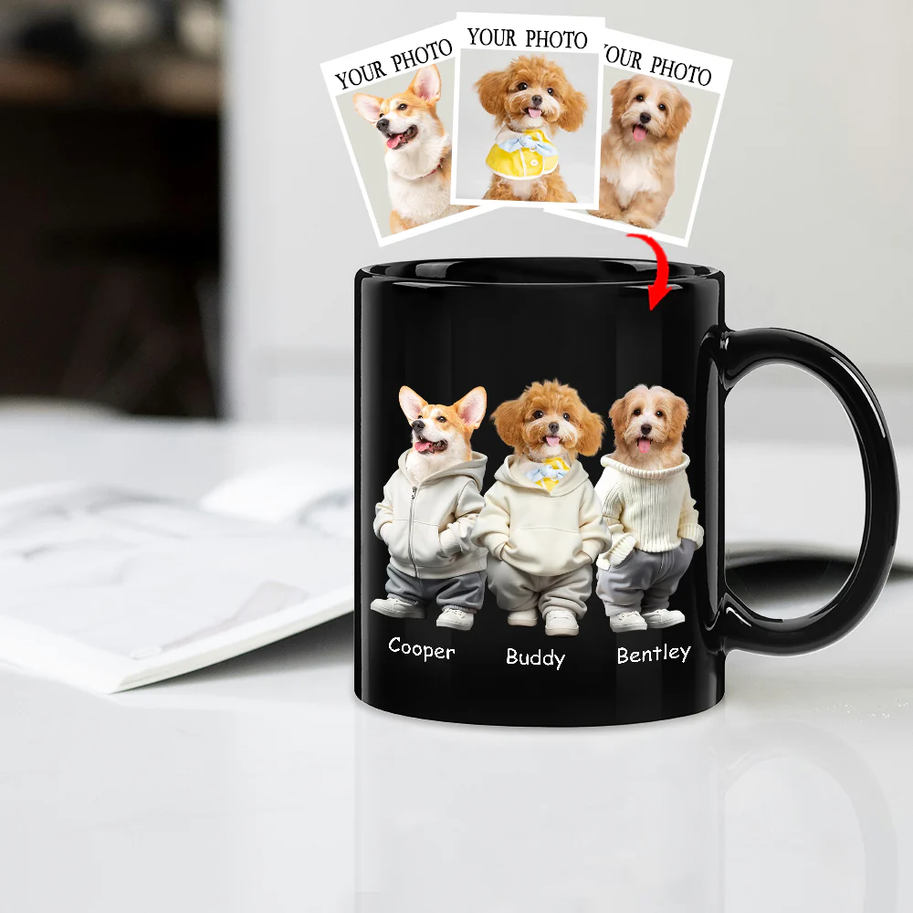 Custom Pet Portrait Mug – Personalized Fur Baby Gift Cup - Image 3