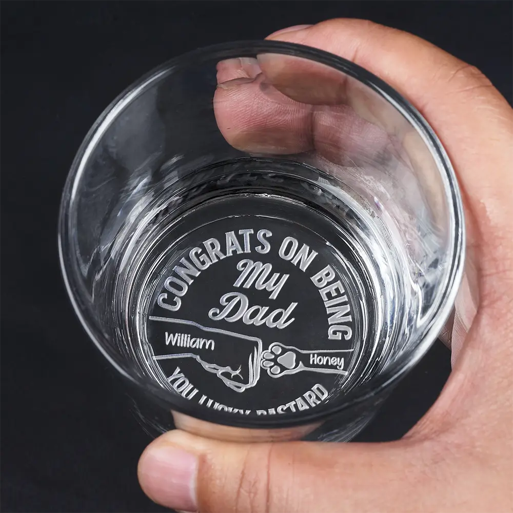Personalized Whiskey Glass for Pet Owners - Dog & Cat Lover Gift - Image 5