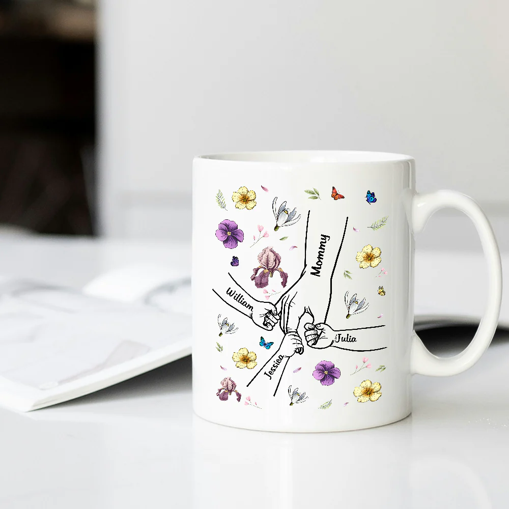 Mother & Daughter – A Bond That Can’t Be Broken | Personalized White Ceramic Mug - Ideal Gift for Mother's Day, Family Gatherings, or Special Occasions - Image 4