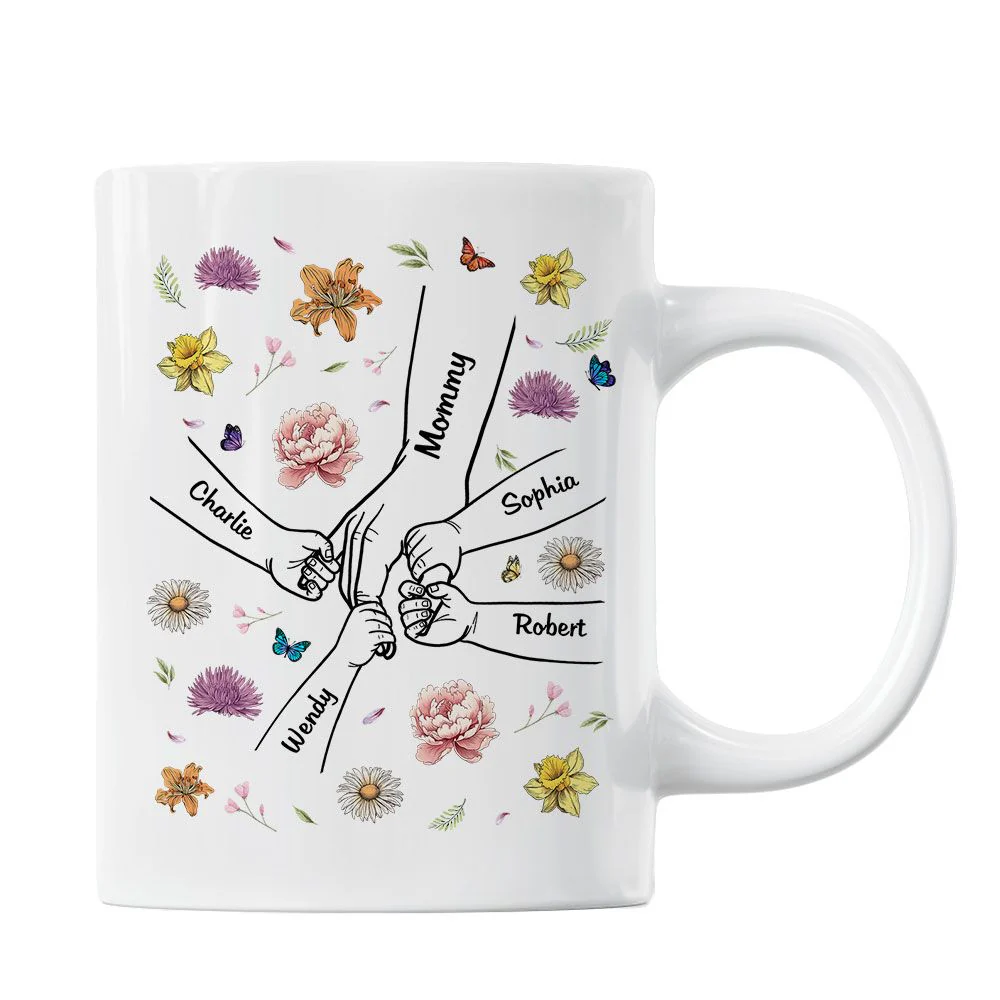 Mother & Daughter – A Bond That Can’t Be Broken | Personalized White Ceramic Mug - Ideal Gift for Mother's Day, Family Gatherings, or Special Occasions - Image 5